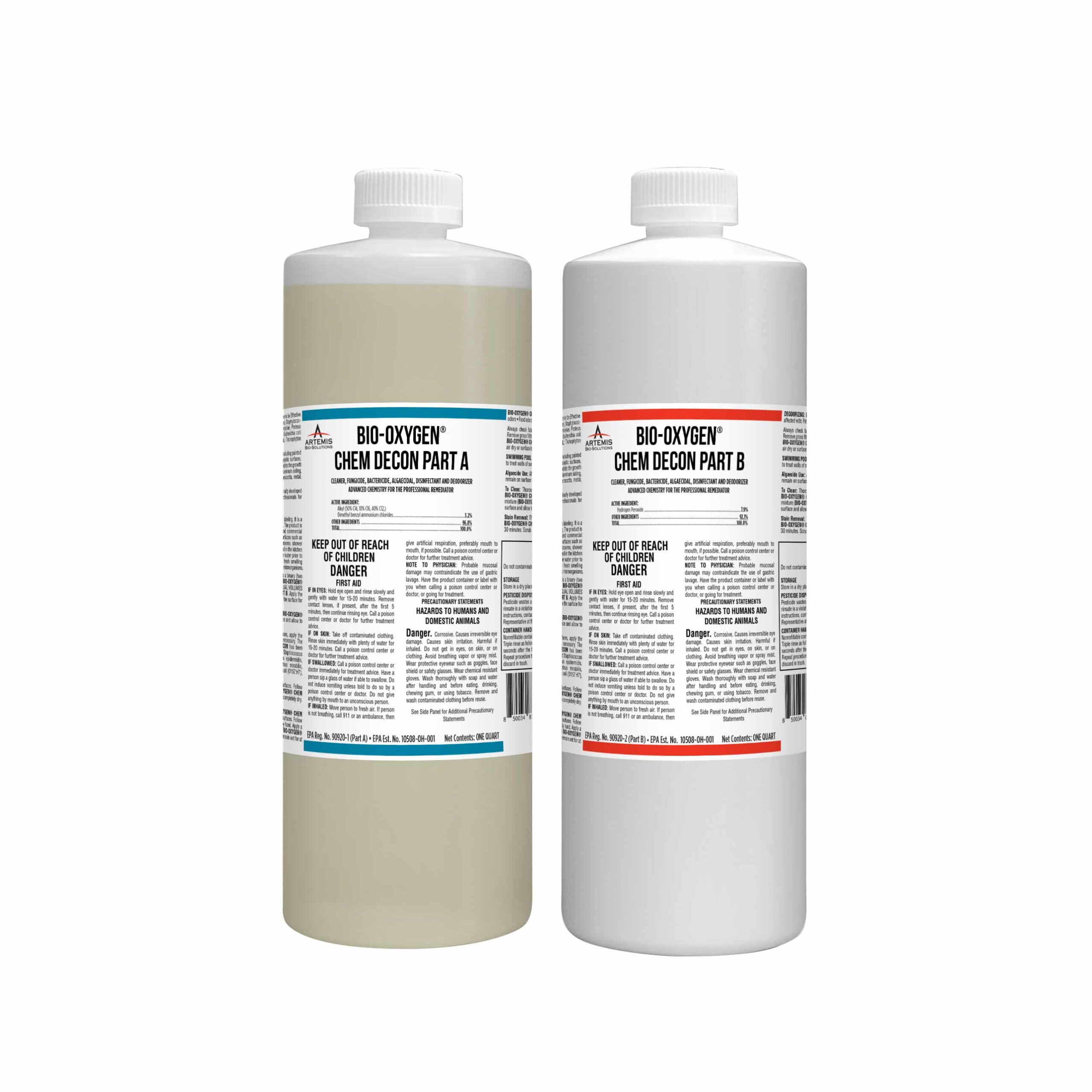 Bio-Oxygen® Chem Decon 4×1 quarts